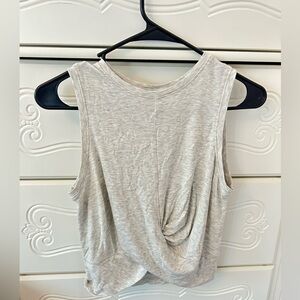 crossover all in motion grey tank top , size xs in womens